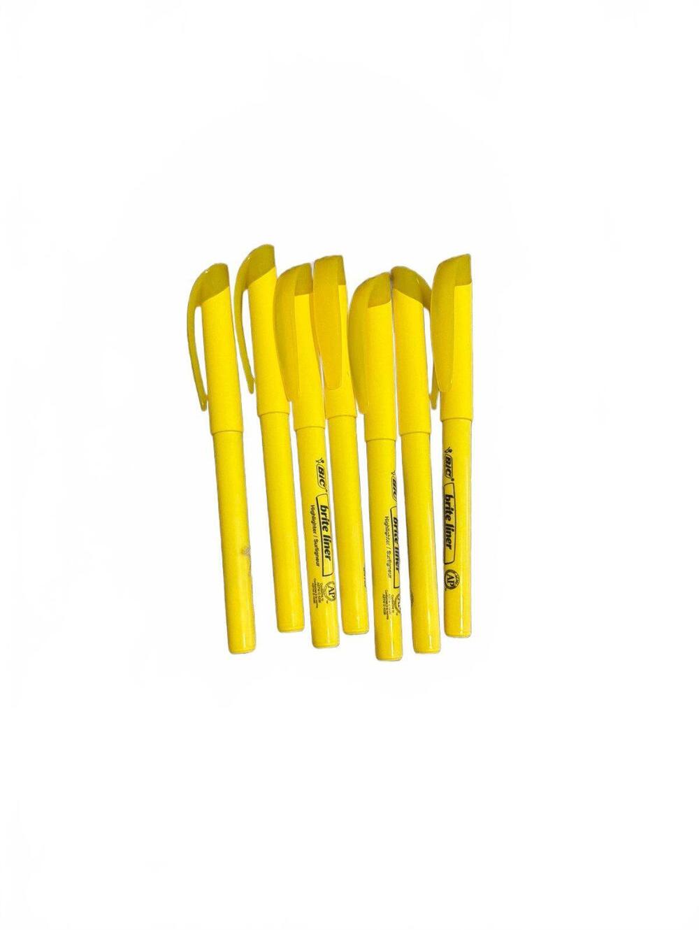 Bic Yellow Highlighter Marker Set Pack of 7